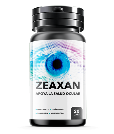 Suplemento alimenticio Zeaxan para la salud visual